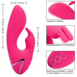 Calexotics - Donc. Vibrateur Cal Sunshine Rabbit Fuchsia Par California Dreaming